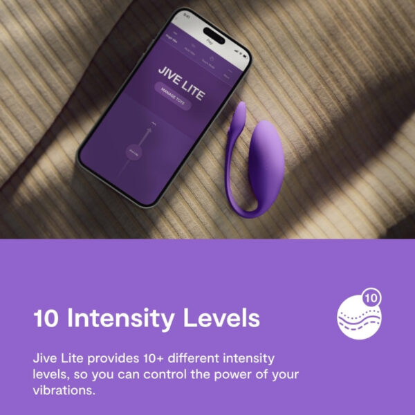10 mức cường độ máy rung We-Vibe Jive Lite