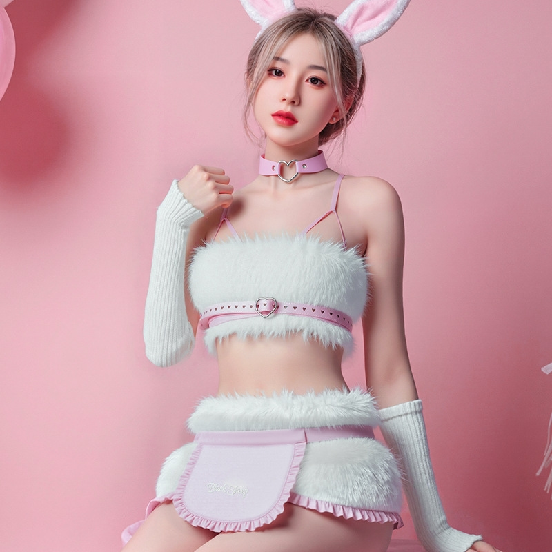 Búp bê tình dục Xiu Yan diện đồ lông thỏ trắng gợi cảm Búp bê tình dục Xiu Yan diện đồ lông thỏ trắng gợi cảm