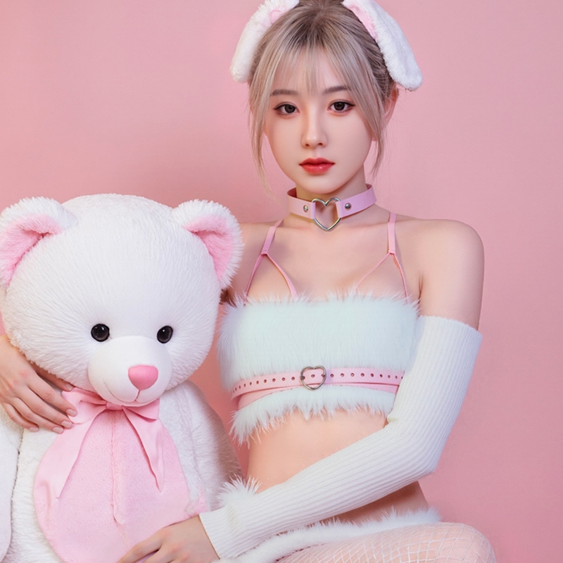 Búp bê tình dục Xiu Yan ôm gấu bông trắng nét thơ ngây Búp bê tình dục Xiu Yan ôm gấu bông trắng nét thơ ngây