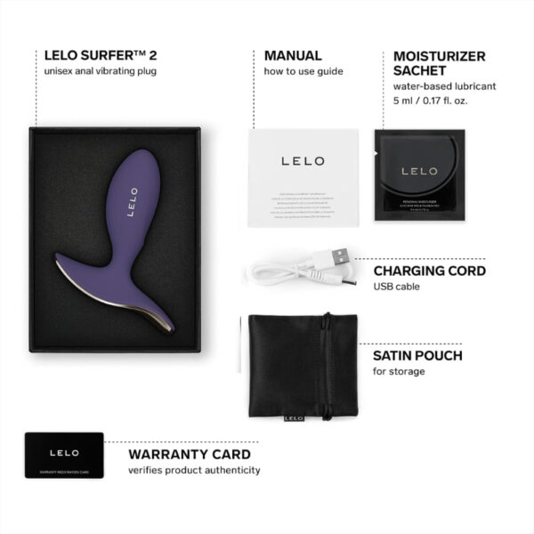 Đồ chơi hậu môn Lelo SURFER 2 phụ kiện kèm