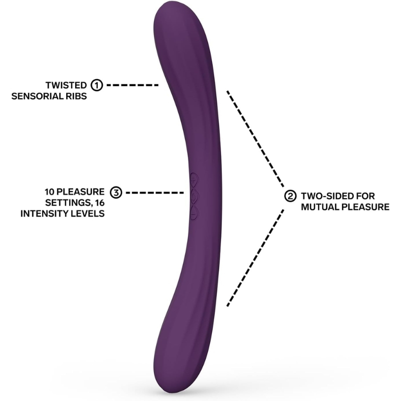 Máy rung thủ dâm Lelo BOOMERANG 2 đầu uốn cong Máy rung thủ dâm Lelo BOOMERANG 2 đầu uốn cong