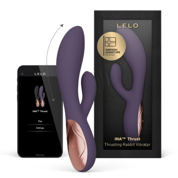 Máy rung thủ dâm Lelo INA Thrust hộp đựng