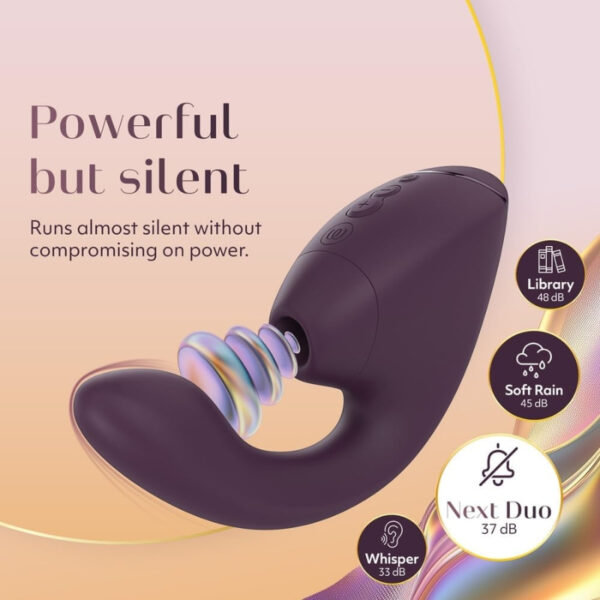Máy rung thủ dâm Womanizer Next Duo vận hành siêu êm
