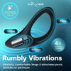 Vòng đeo dương vật We-Vibe Verge 2 động cơ rung sâu